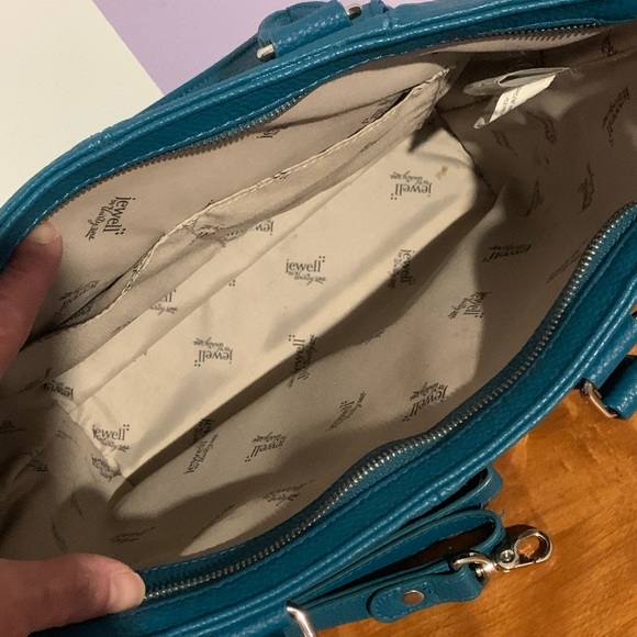 Thirty One Mini Diamond District Teal Purse Bag - Picture 4 of 8